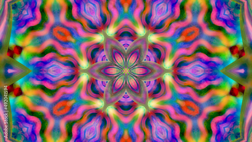 Abstract textural multicolored background kaleiloscope.