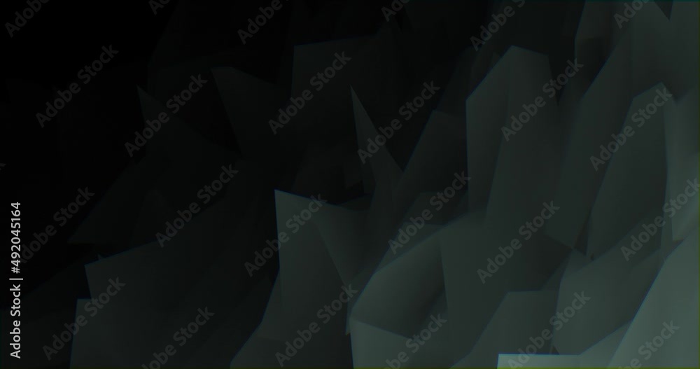 Abstract polygonal background for technological futuristic and modern presentation. Loop background with geometric element. Duotone smooth and simple colors with space for text