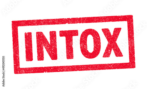 Intox en tampon encreur rouge