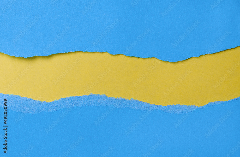 Obraz premium Torn paper with space for an inscription