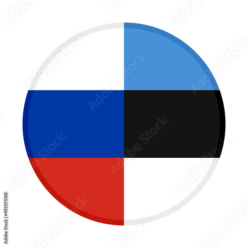 round icon with russia and estonia flags. vector illustration isolated on white background Free Download round icon with russia and estonia flags. vector illustration isolated on white background - GFXLoad