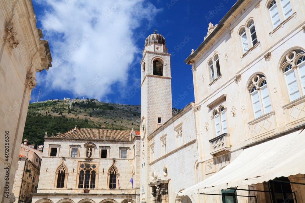 Croatia landmark - Dubrovnik Old Town
