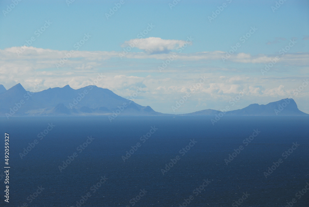 Africa- View Across False Bay From Simon's Town, South Africa