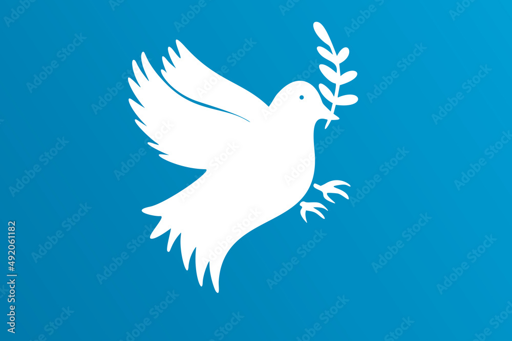 No war. Lettering. Peace sign. World peace. Stop war. Dove of peace. No war. Lettering. Peace sign. World peace. Stop war. Dove of peace.