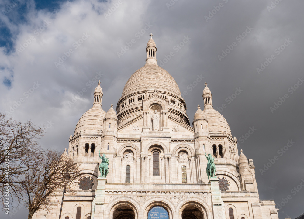 Sacré-Cœur Basilica - The Basilica of the Sacred Heart of Paris, France