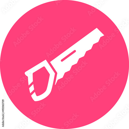 Hand Saw Icon Style