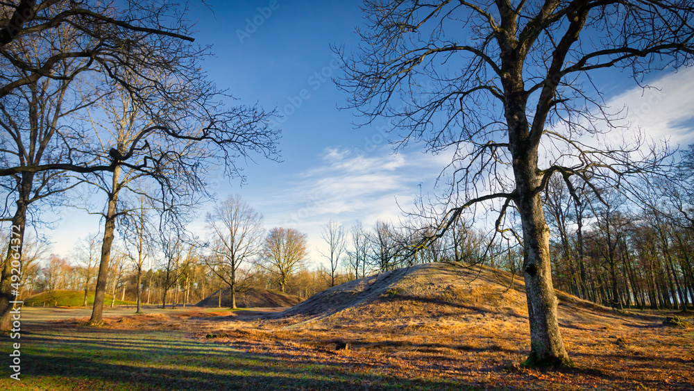 Obraz premium Viking Mounds