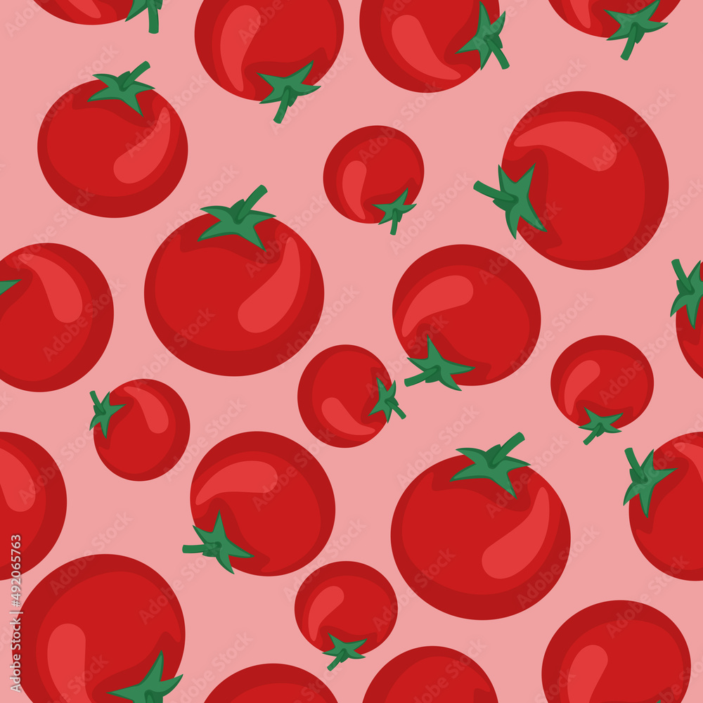 illustration of a seamless patern tomato for printing on a tablecloth, gift paper, for printing on clothes, dishes, textiles, home goods.
illustration of a seamless patern tomato for printing on a tablecloth, gift paper, for printing on clothes, dishes, textiles, home goods.
