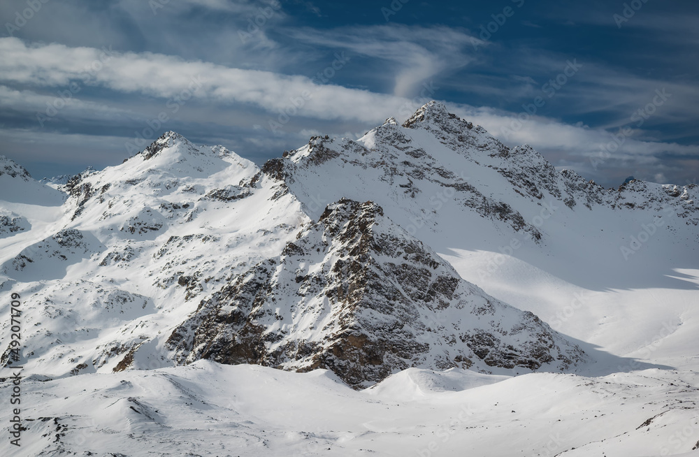 Mount Nakra, Elbrus mountains region. Karachay-Cherkessia republic.