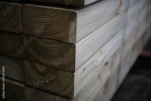 Softwood hardwood engineered timber. 