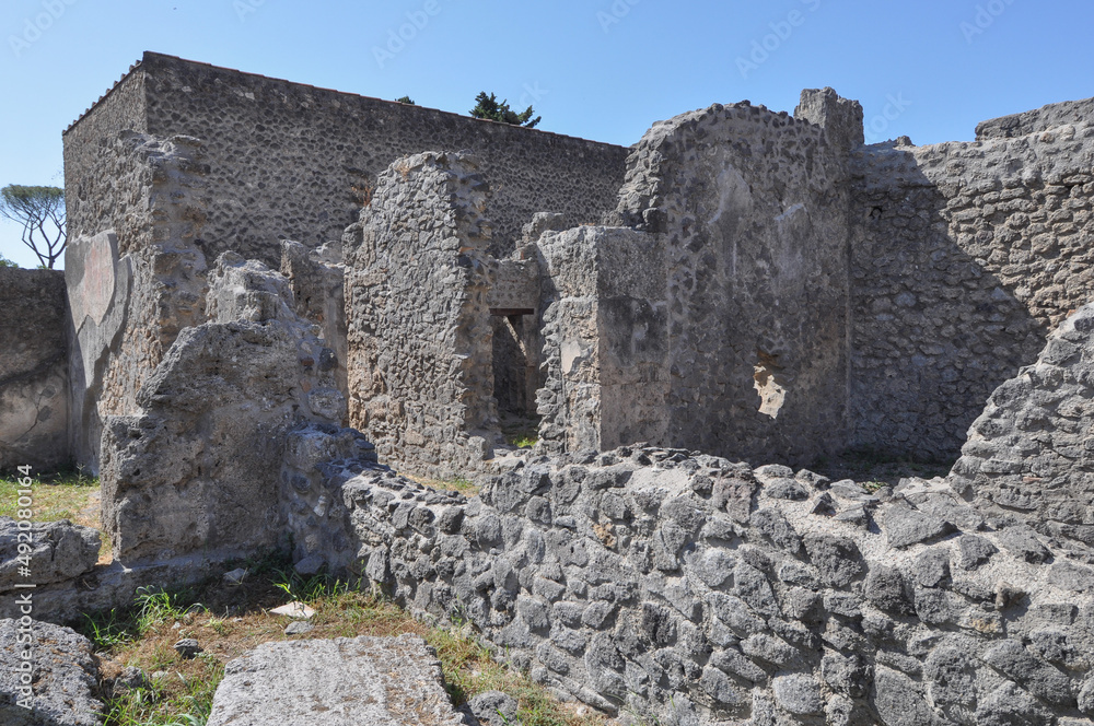 Pompeii archeological site in Pompeii