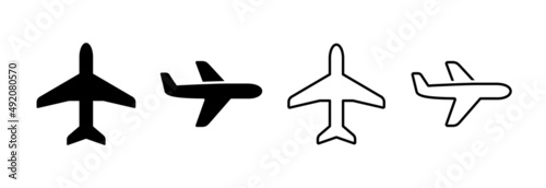 Fotografia Plane icon set