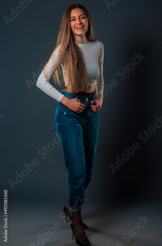 Young attractive woman