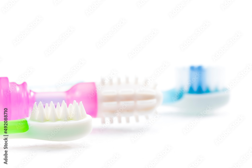 Still life teethers and toothbrush Still life teethers and toothbrush