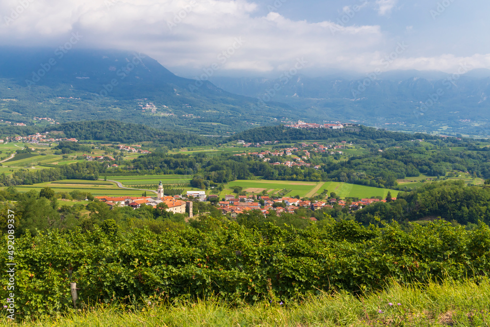 Vipava valley in Gorice region, Slovenia