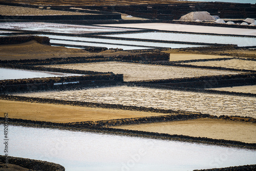 Salinas de Janubio on the island of Lanzarote