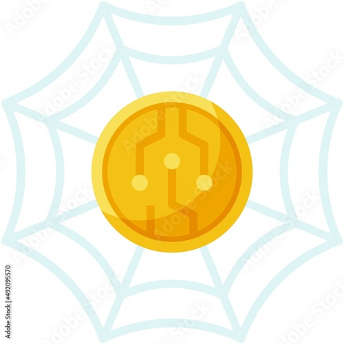 Trap icon, DeFi related vector illustration