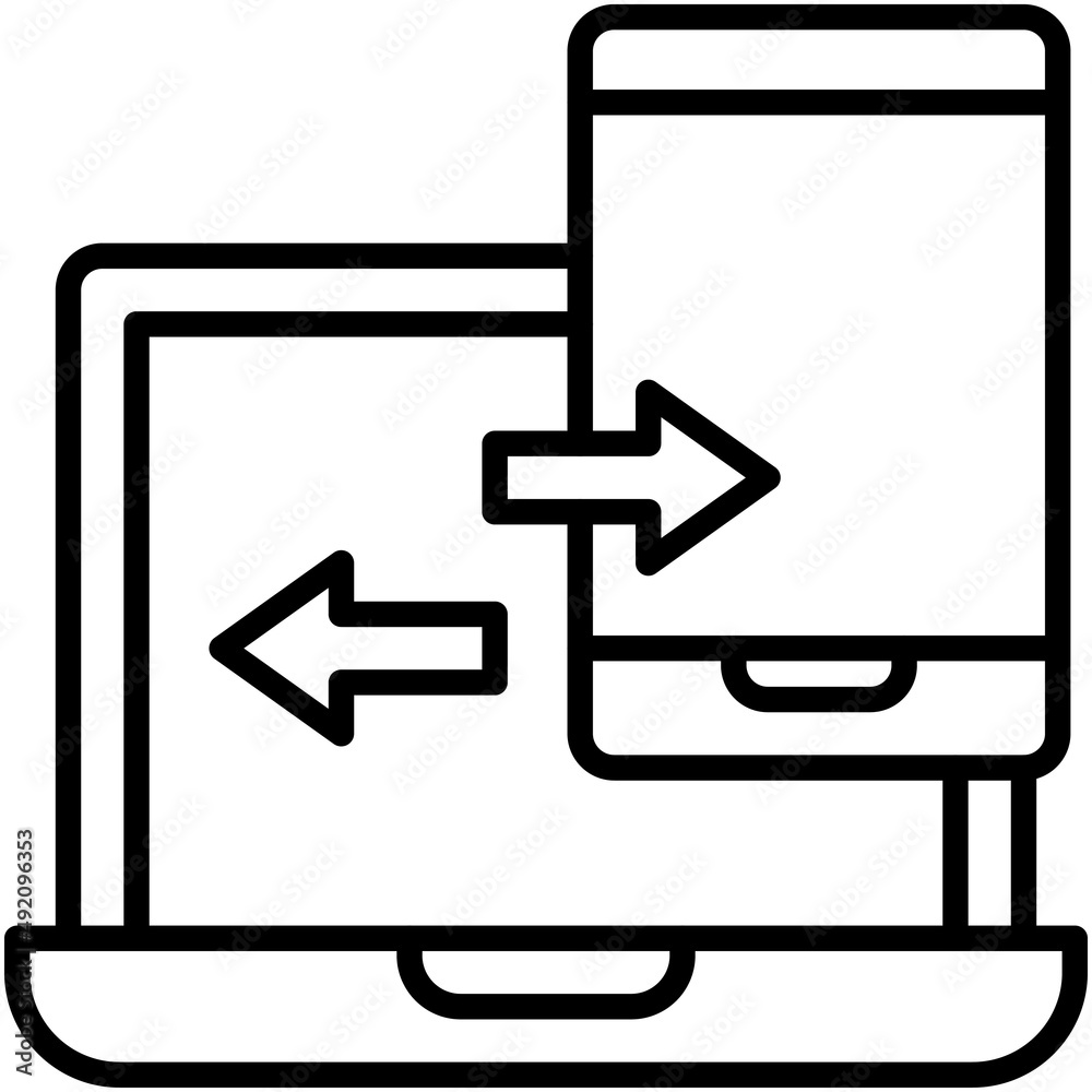 Synchronization icon, DeFi related vector illustration Synchronization icon, DeFi related vector illustration