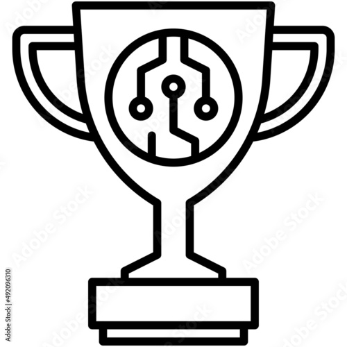 Reward icon, DeFi related vector illustration