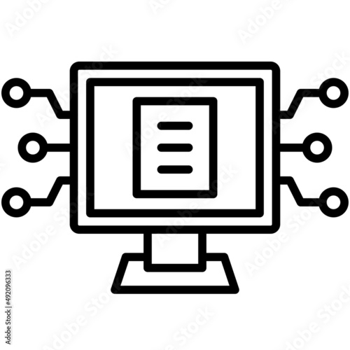 Protocol icon, DeFi related vector illustration