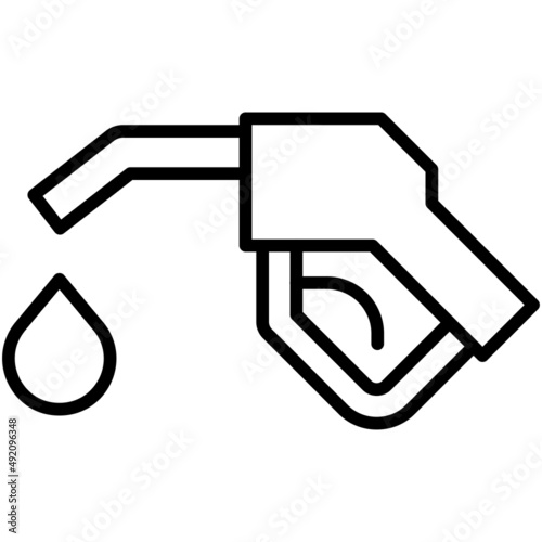 Gas fee icon, DeFi related vector illustration
