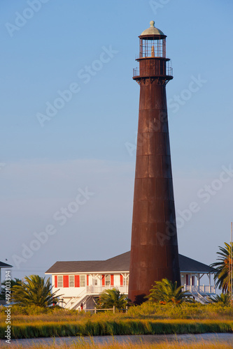 Photo lighthouse on the Texas coast