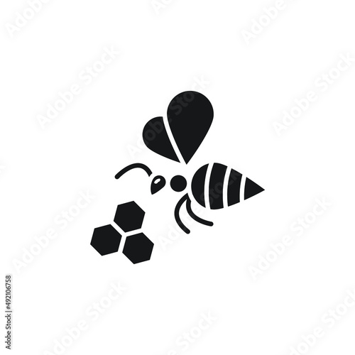 bee farm icons  symbol vector elements for infographic web
