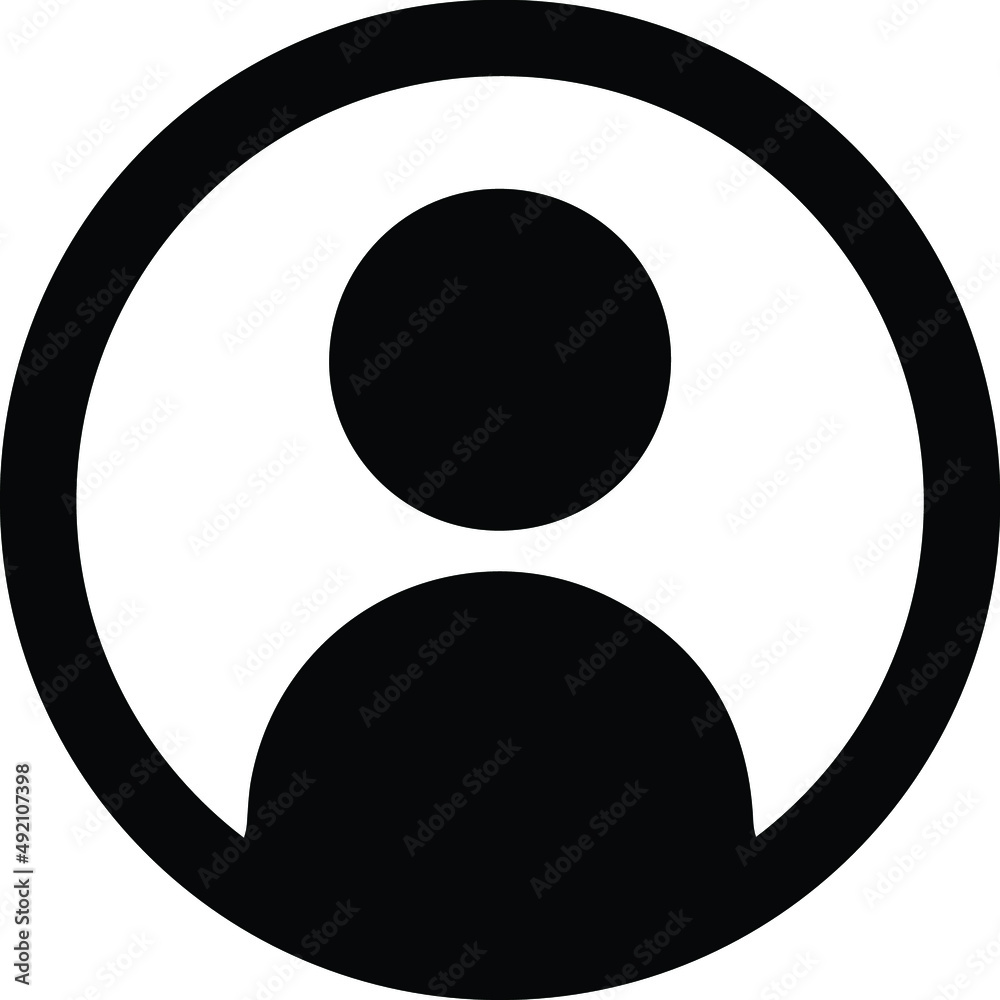 User icon for web site. Monochrome icon. people icon design. User icon in flat style. person icon. Client Symbol User icon for web site. Monochrome icon. people icon design. User icon in flat style. person icon. Client Symbol