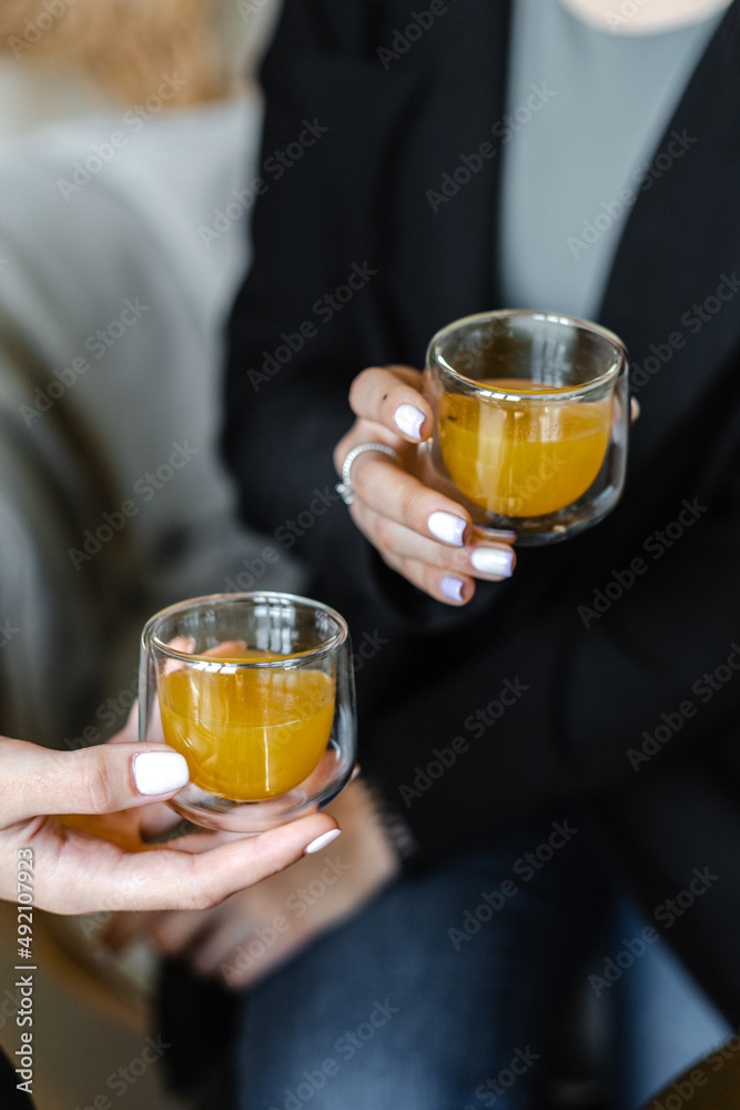 teapot with hot passion fruit tea teapot with hot passion fruit tea