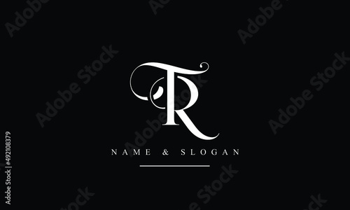 RT, TR, R, T abstract letters logo monogram photo