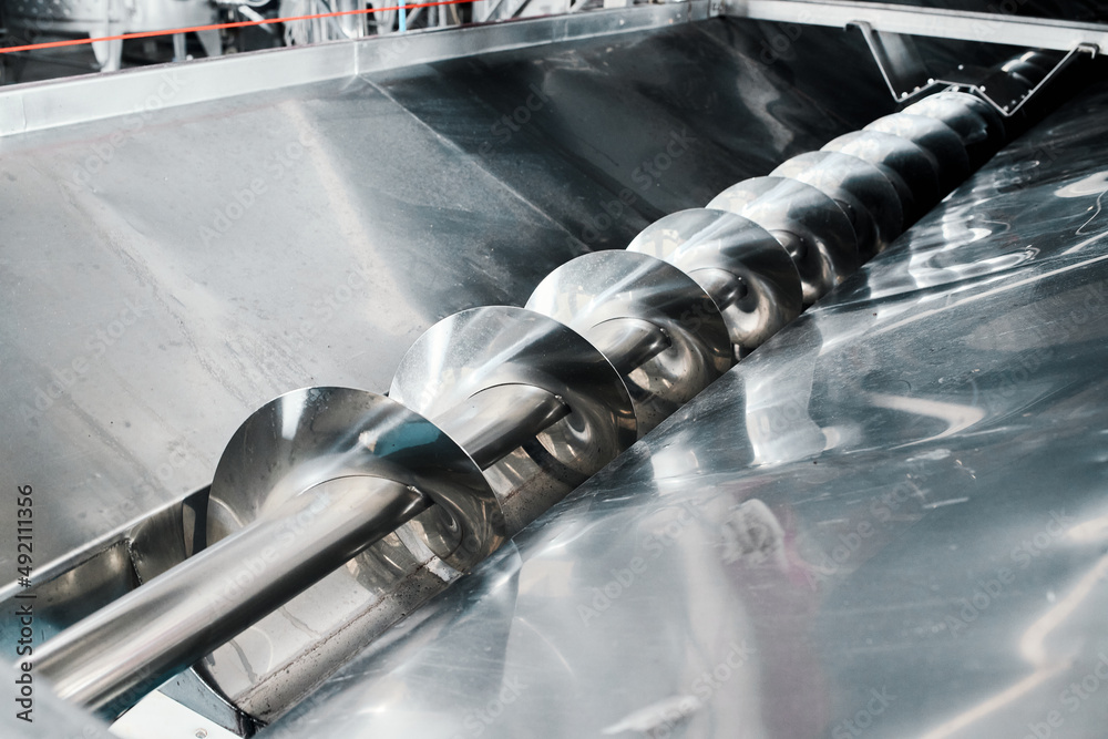 Receiving Hoppers grape feed bins at a winery Stock Photo Adobe Stock