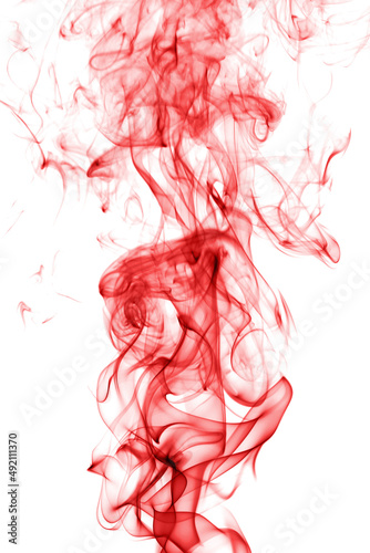 red smoke on a white background, background image