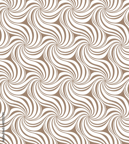 Seamless spiral pattern  geometric print.