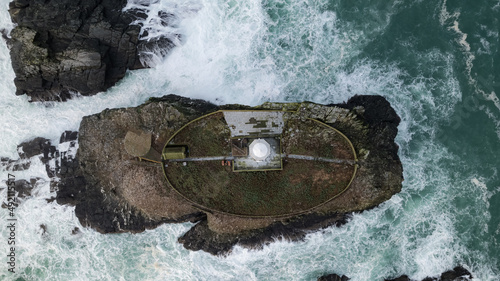 Lighthouse island from above