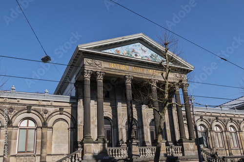 Tableau sur toile Artis Aquarium Building (1881) built in Classicist Mannerist style with side and center pavilions
