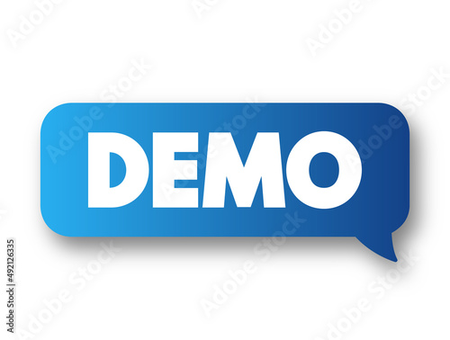 Demo text quote, concept background