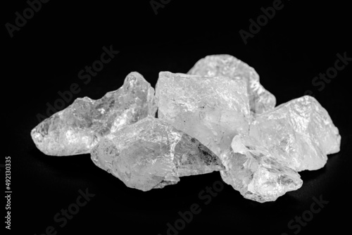 Potassium alum stones, or potash alum, called ame-stone, is the double sulfate of aluminum and potassium, widely used to reduce sweating