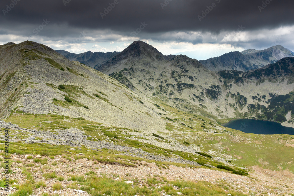 Landscape of  Pirin Mountain near Vihren Peak, Bulgaria