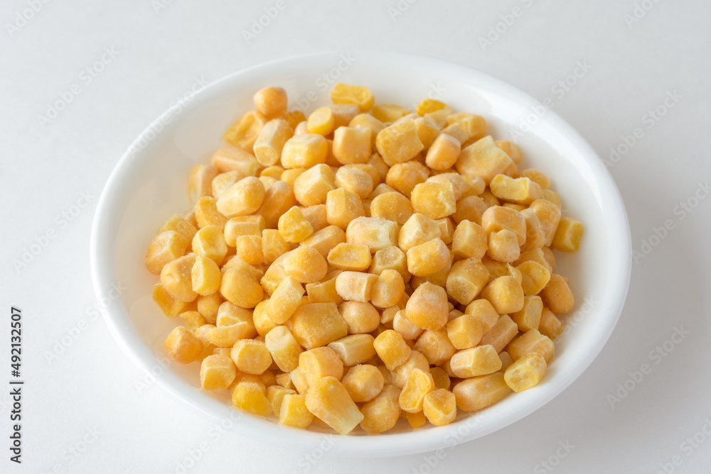 Frozen Corn in a Bowl Frozen Corn in a Bowl