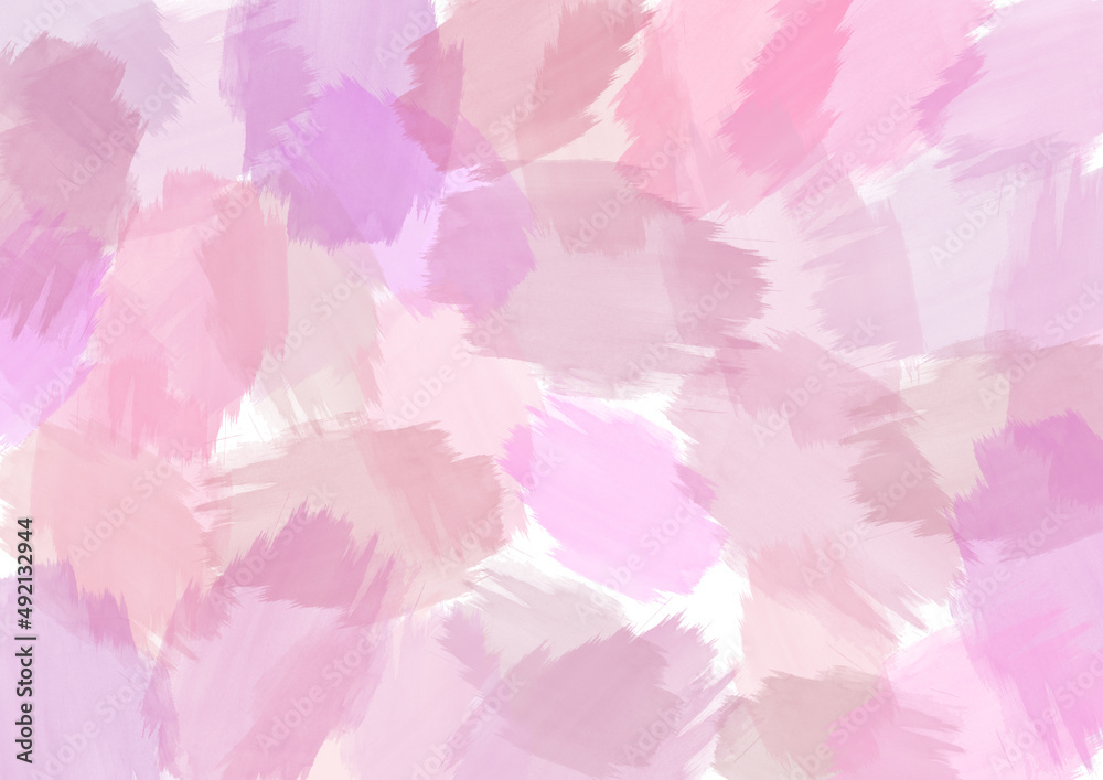 Watercolor abstract Background. Colorful Backdrop with pink Watercolor blots
