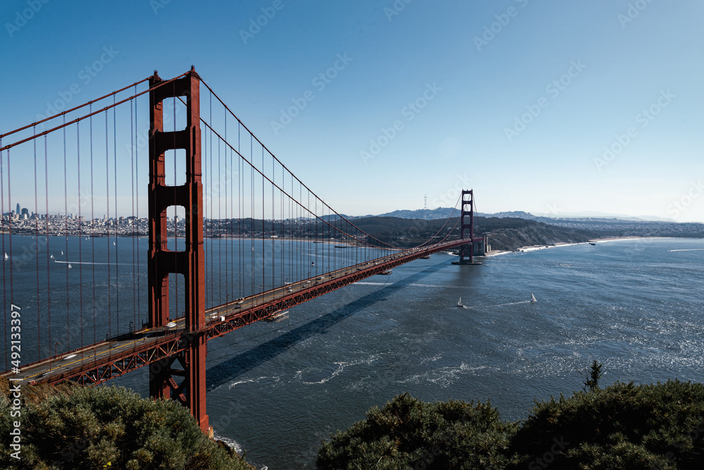 Fototapeta premium Golden Gate Bridge - Battery Spencer
