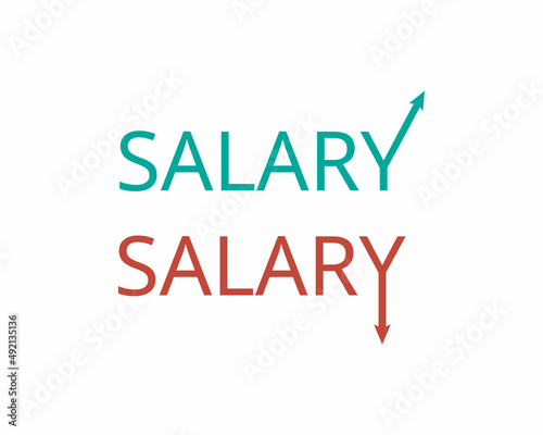 Salary Increase or salary raise compare to salary cut or salary decrease
