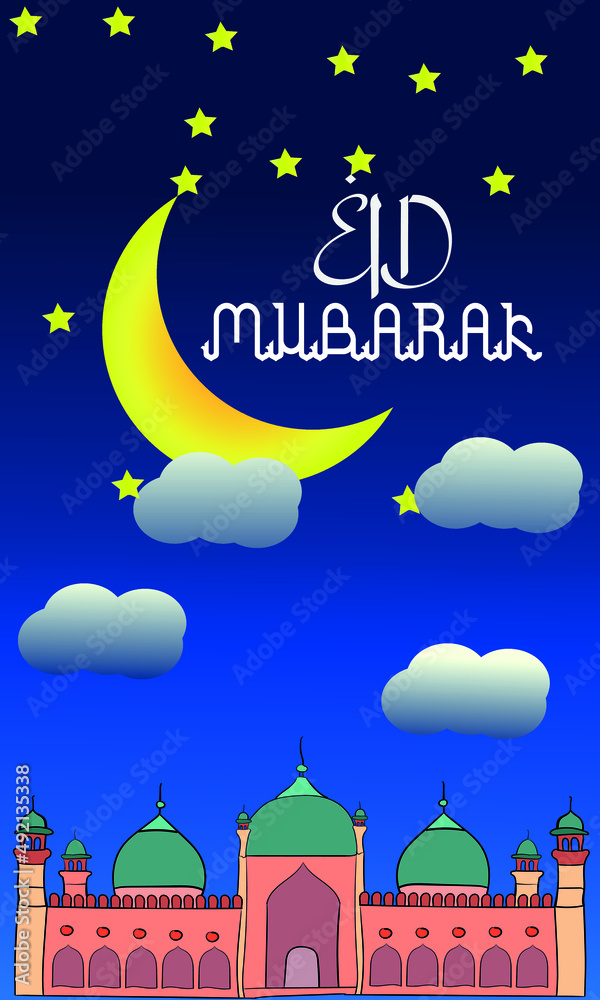 Ramadan social media feed template illustration vector graphic and greeting cards. Ramadan social media feed template illustration vector graphic and greeting cards.