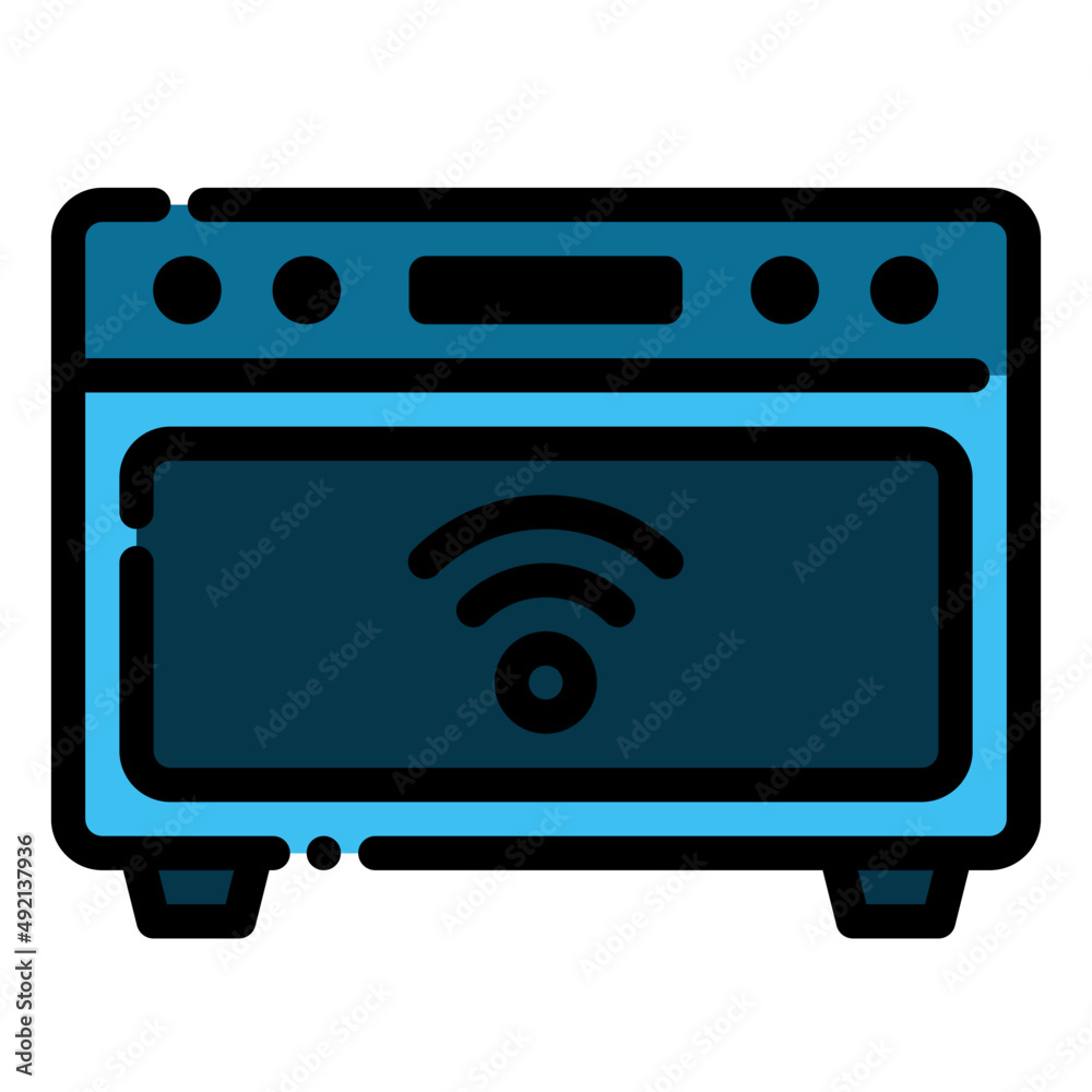 oven microwave kitchen internet of things iot smarthome icon oven microwave kitchen internet of things iot smarthome icon