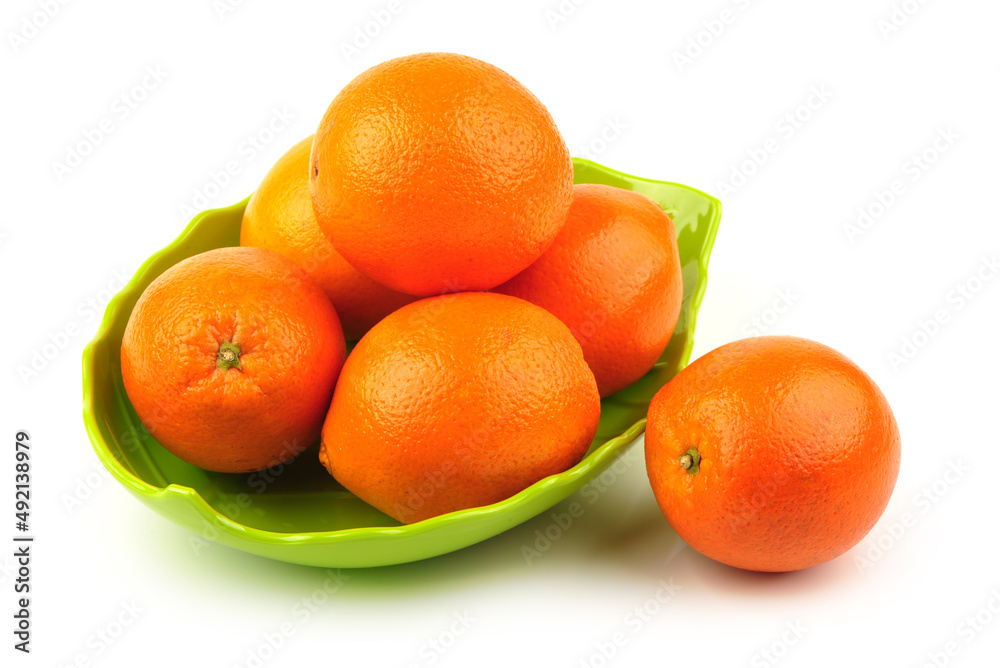 Whole orange fruit and segments or cantles isolated on white background cutout Whole orange fruit and segments or cantles isolated on white background cutout