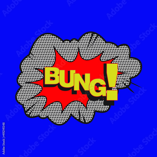 bung pop art style