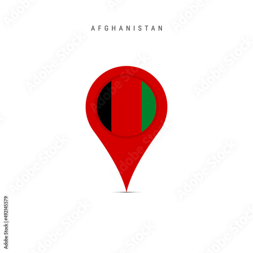Teardrop map marker with flag of Afghanistan. Afghan flag inserted in the location map pin. Flat vector illustration isolated on white background. Free Download Teardrop map marker with flag of Afghanistan. Afghan flag inserted in the location map pin. Flat vector illustration isolated on white background. - GFXLoad