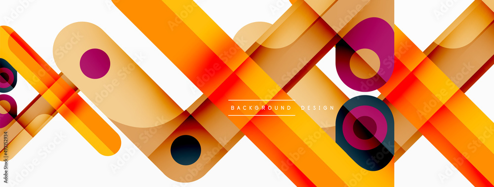 Lines geometric creative abstract background. Bright color line composition for wallpaper, banner, background or landing Lines geometric creative abstract background. Bright color line composition for wallpaper, banner, background or landing