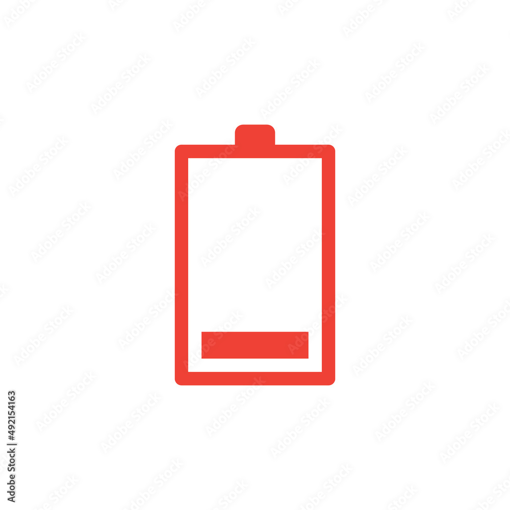 low battery icon design low battery icon design