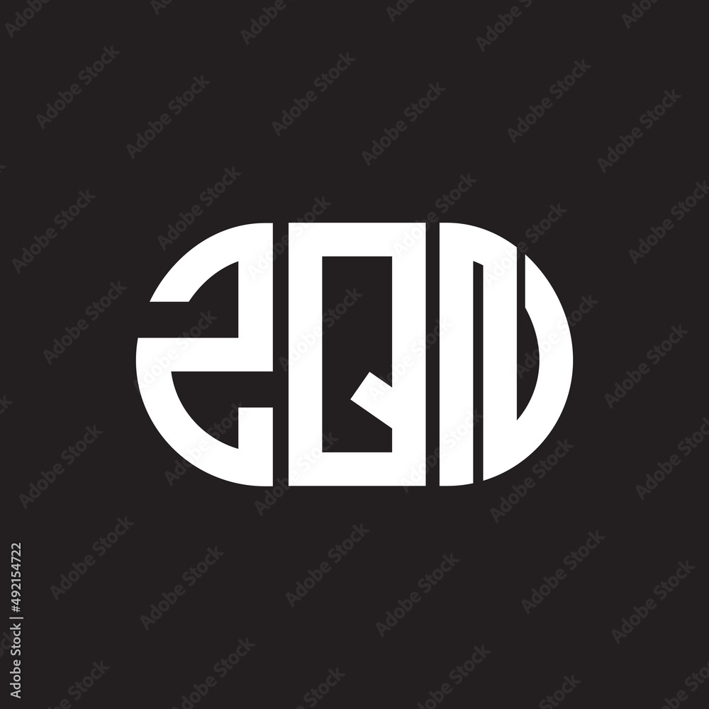 ZQN letter logo design. ZQN monogram initials letter logo concept. ZQN letter design in black background. ZQN letter logo design. ZQN monogram initials letter logo concept. ZQN letter design in black background.